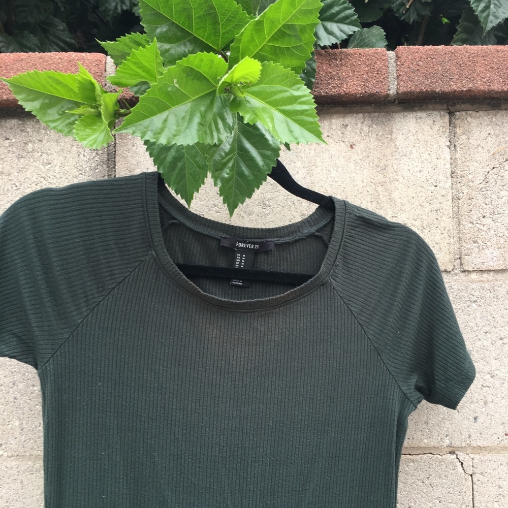 Dark green dress